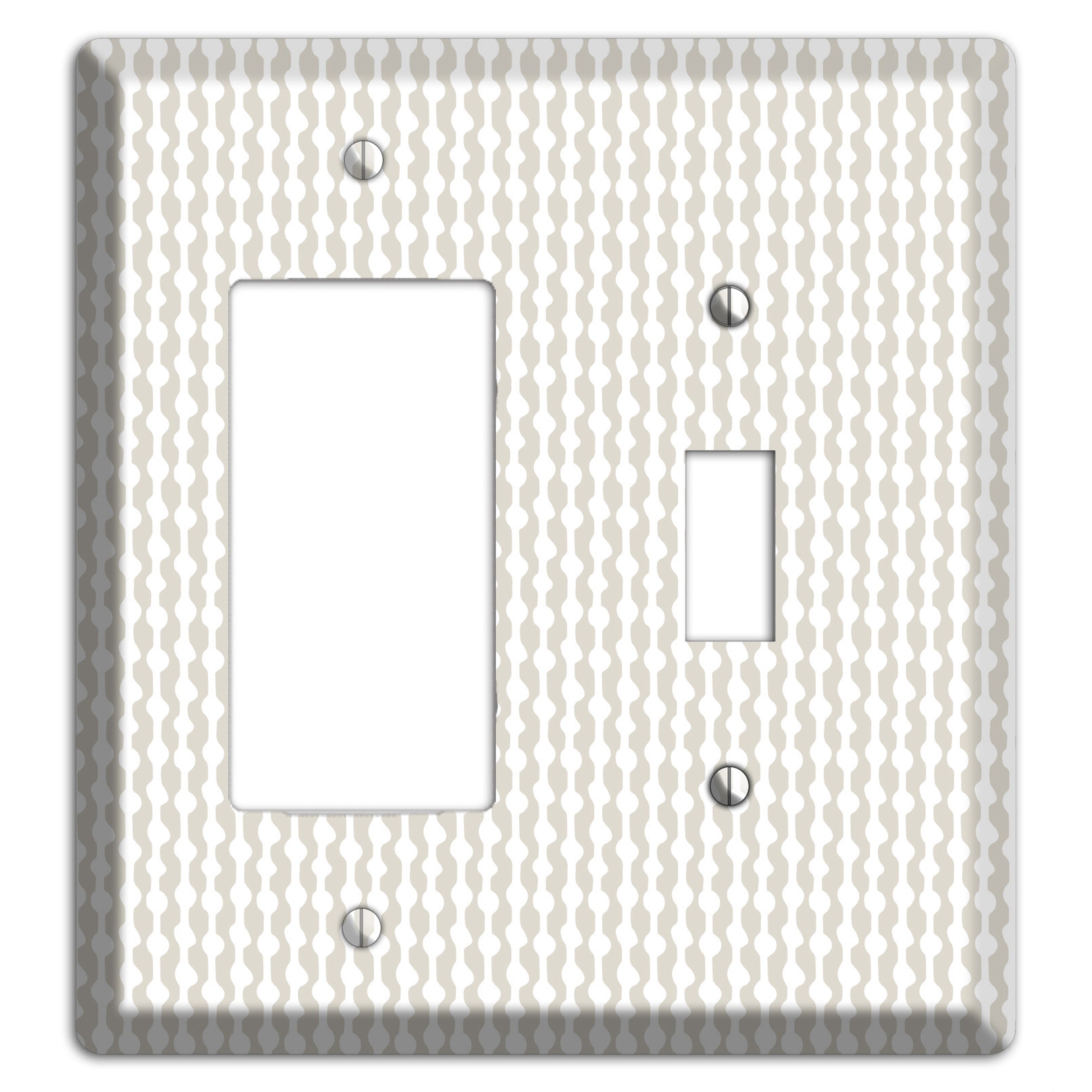 Simple Scandanavian Style C Rocker / Toggle Wallplate
