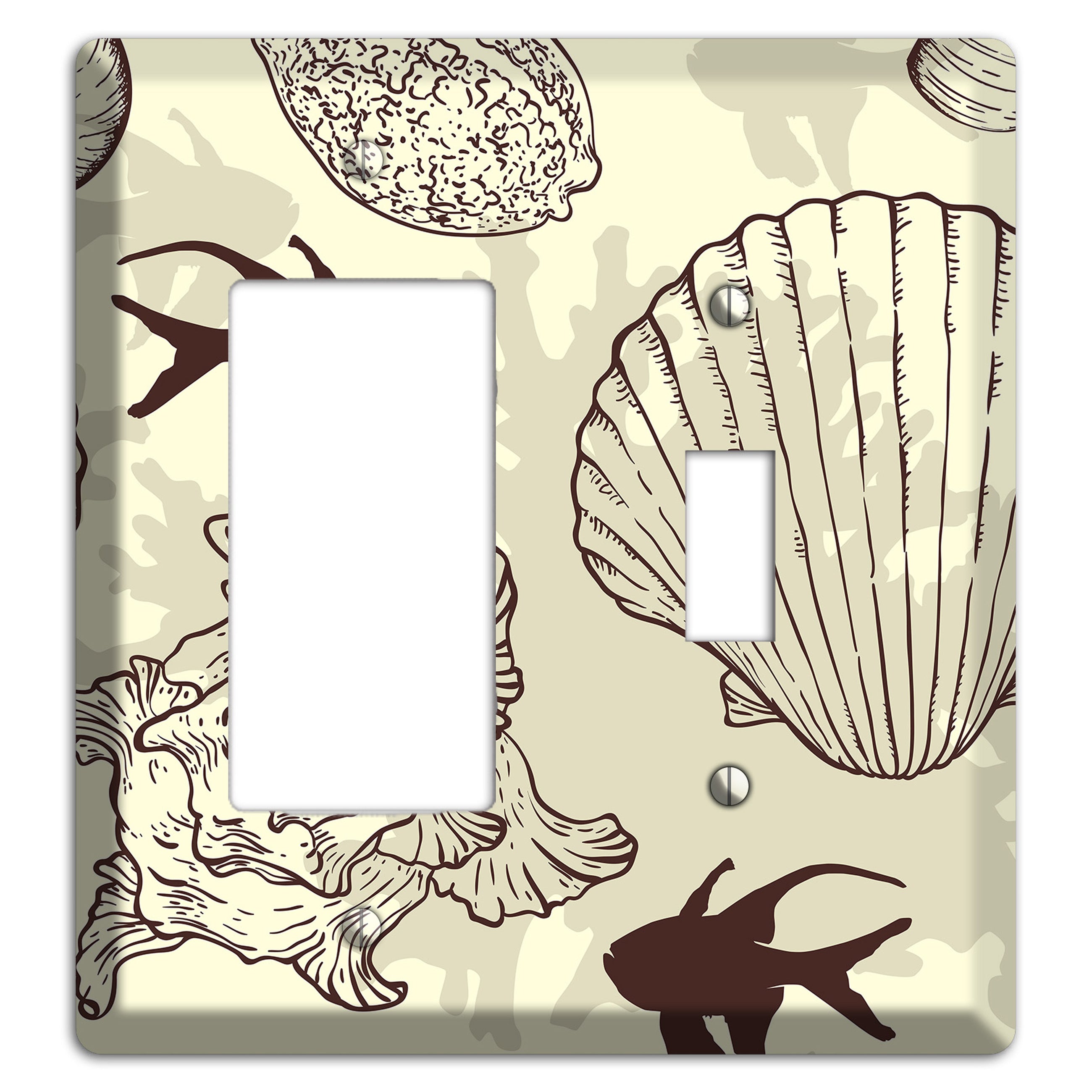 Shells 4 Rocker / Toggle Wallplate