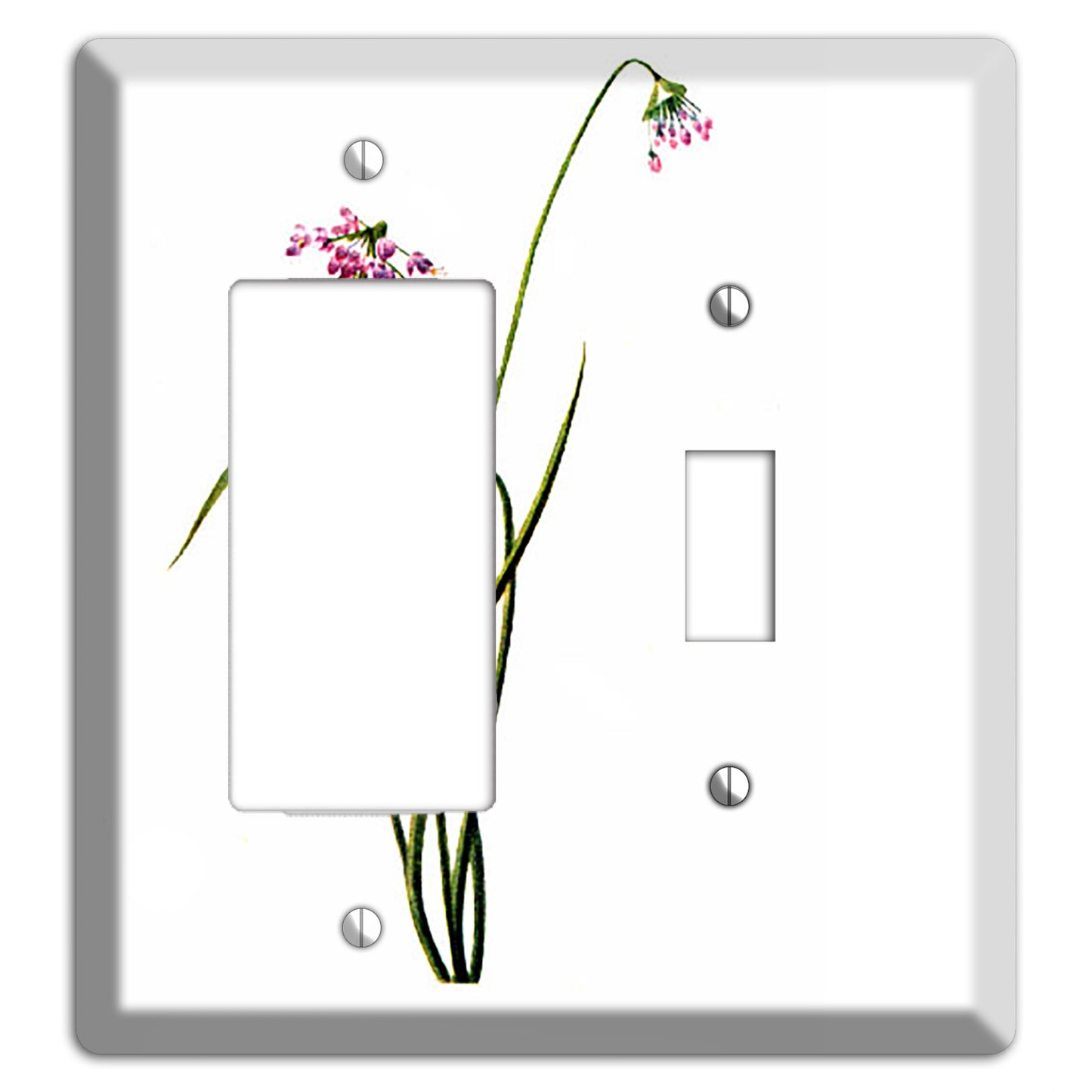 Allium Cernum Rocker / Toggle Wallplate