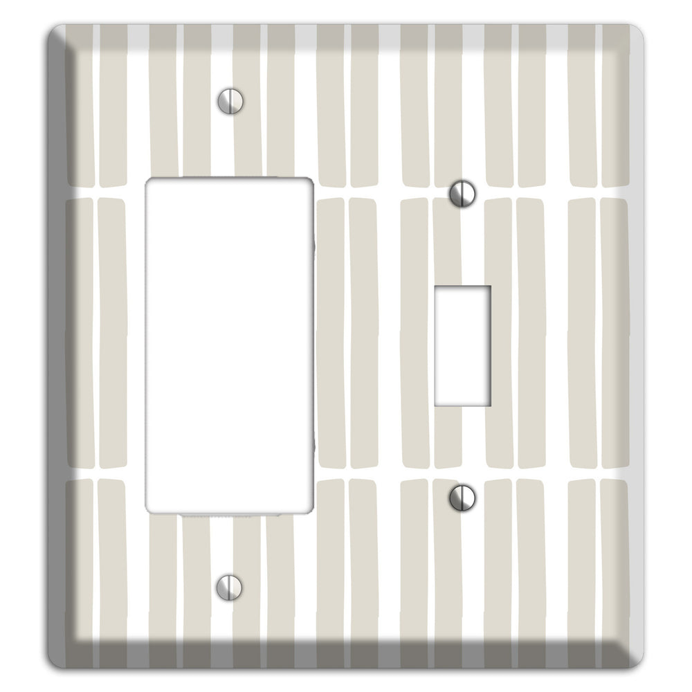 Simple Scandanavian Style FF Rocker / Toggle Wallplate