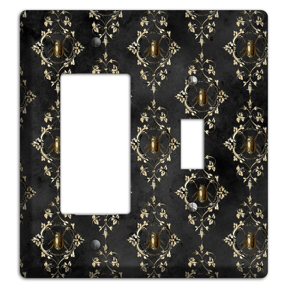 Edgar Allen Poe Beetle Rocker / Toggle Wallplate