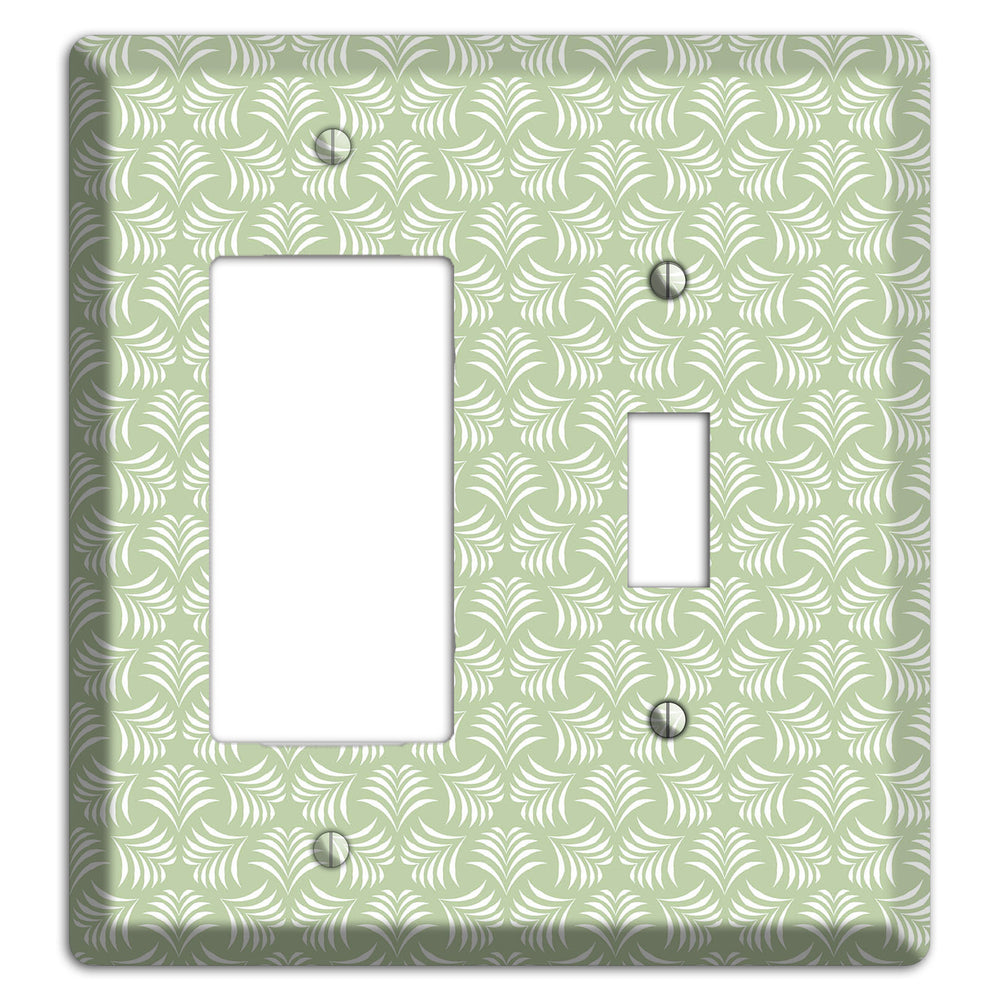 Leaves Style V Rocker / Toggle Wallplate