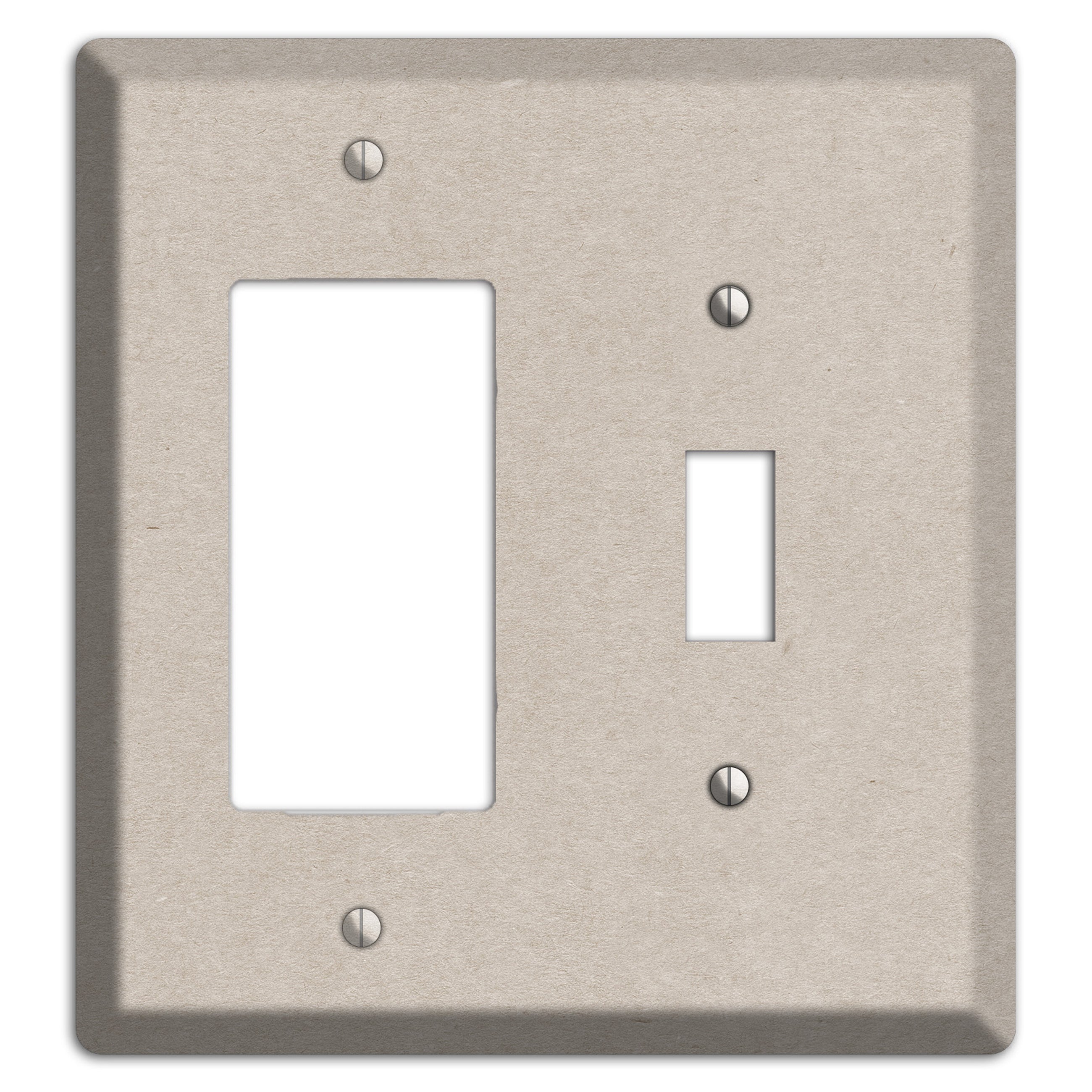 Bison Hide Kraft Rocker / Toggle Wallplate