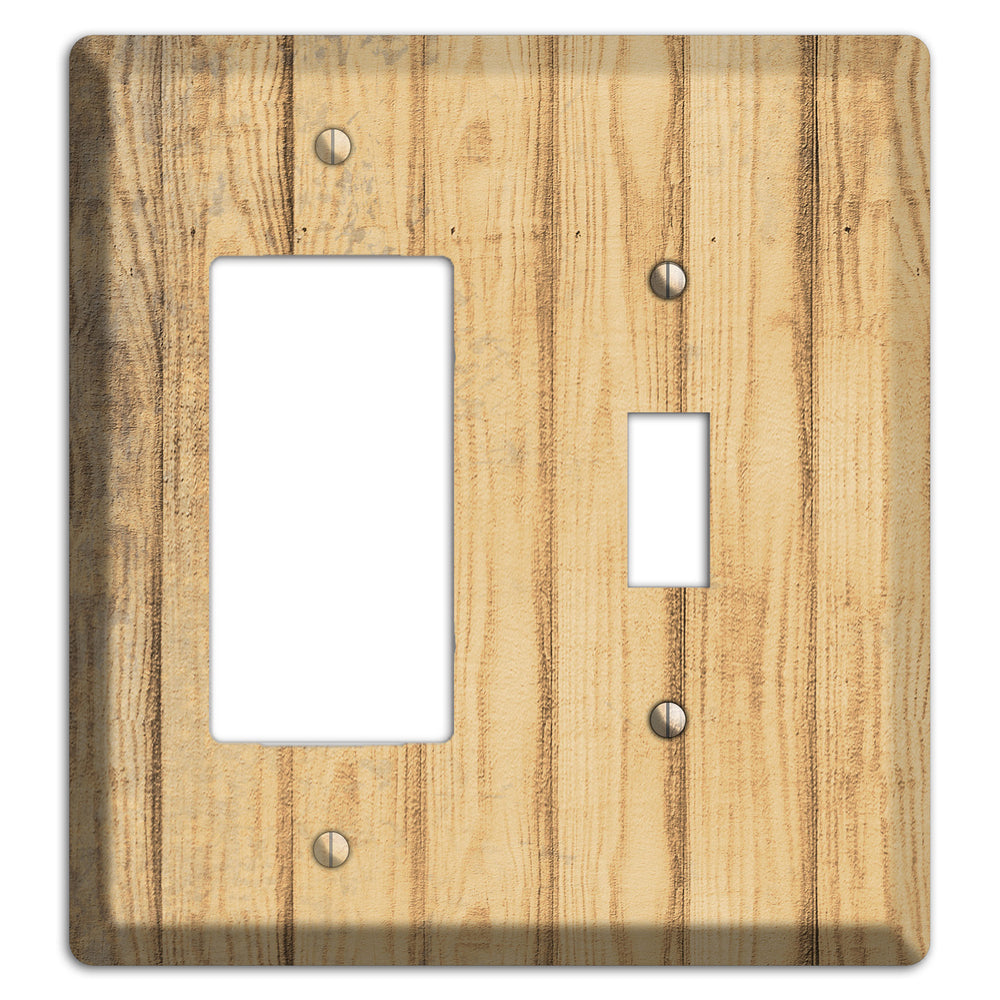 Twine Weathered Wood Rocker / Toggle Wallplate