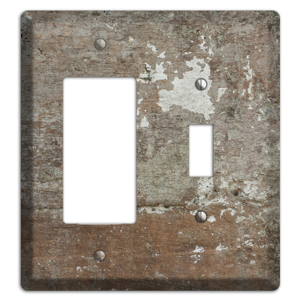 Old Concrete 11 Rocker / Toggle Wallplate