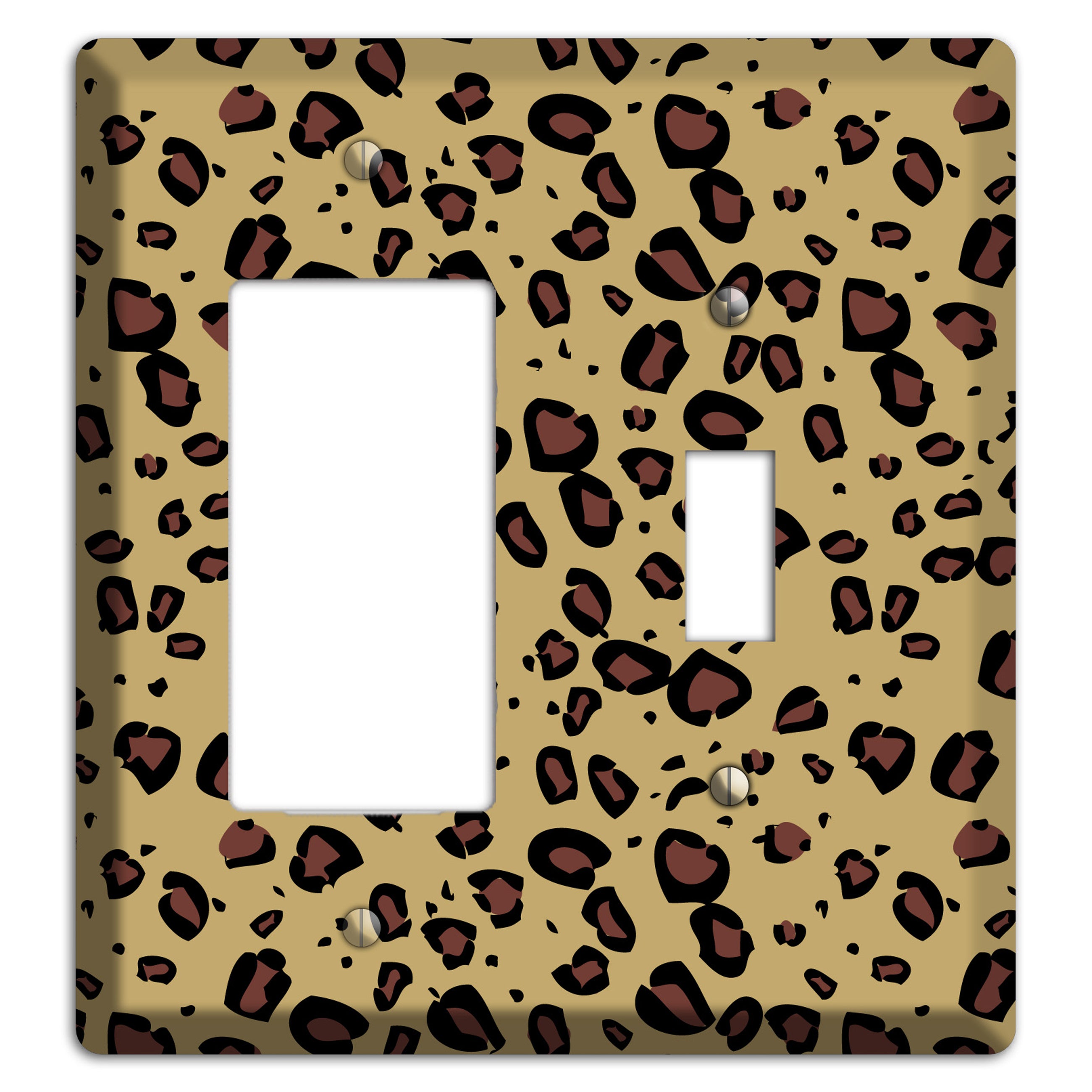 Leopard Rocker / Toggle Wallplate