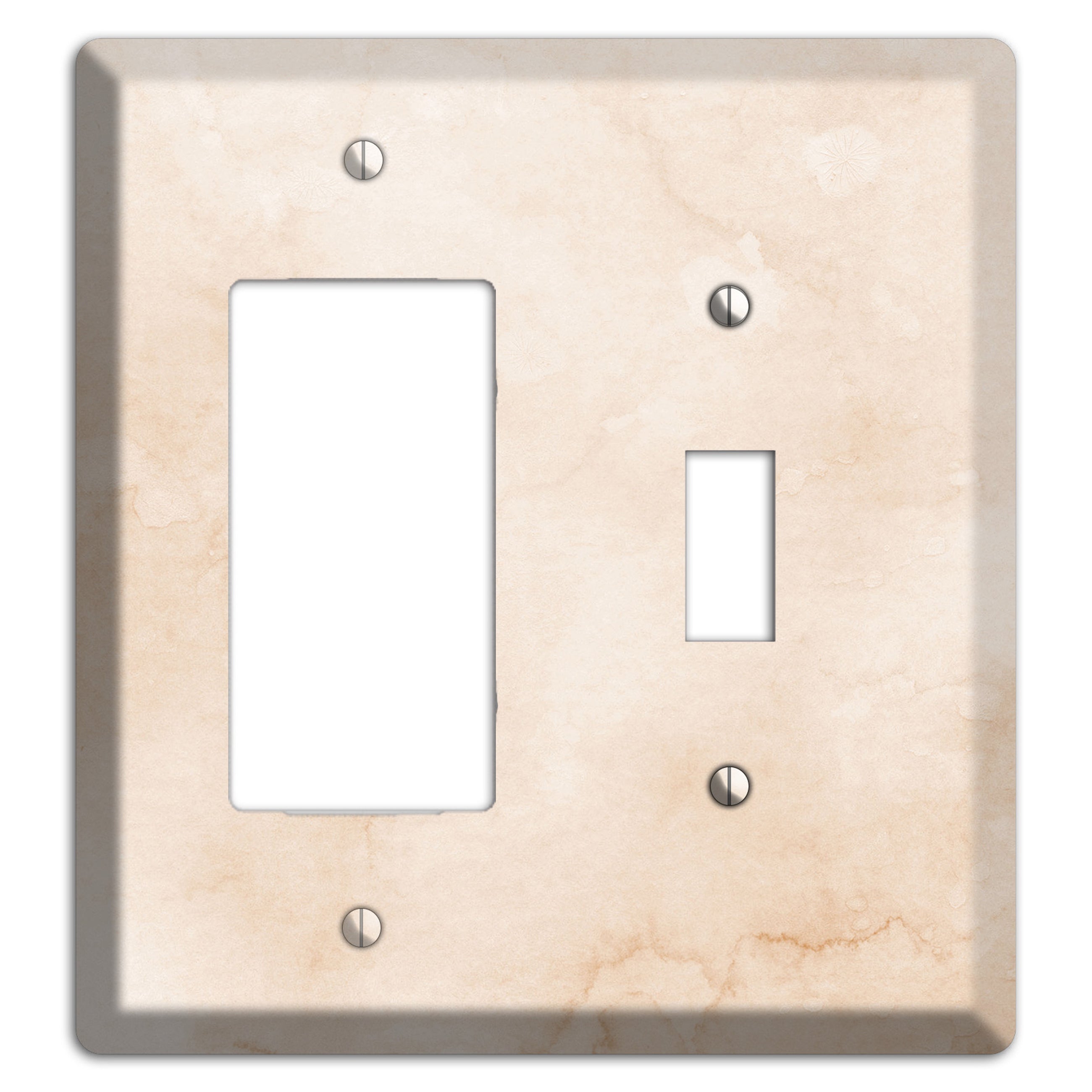 Janna Neutral Texture Rocker / Toggle Wallplate