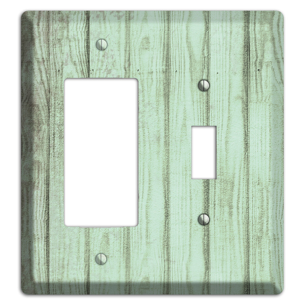 Norway Weathered Wood Rocker / Toggle Wallplate