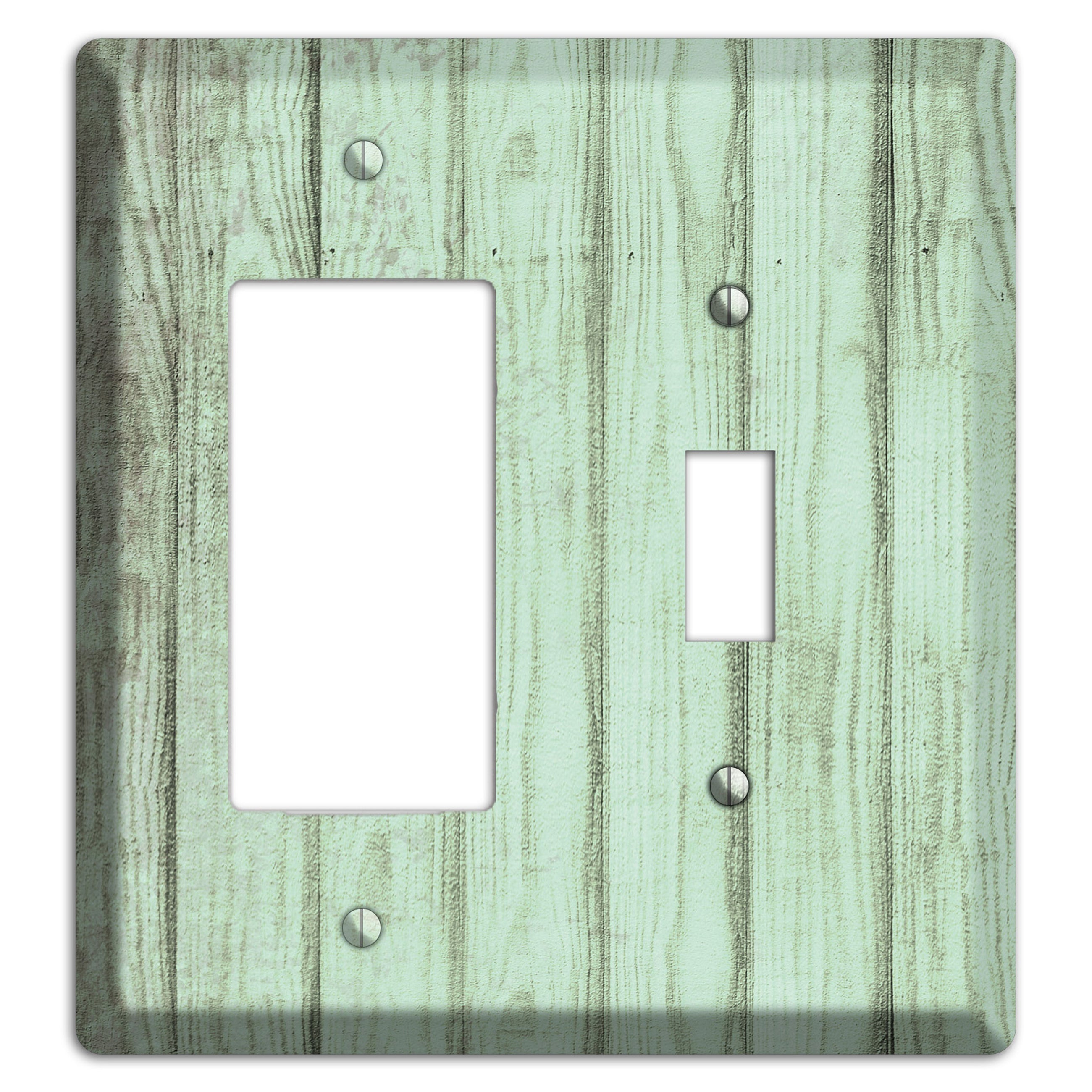 Norway Weathered Wood Rocker / Toggle Wallplate
