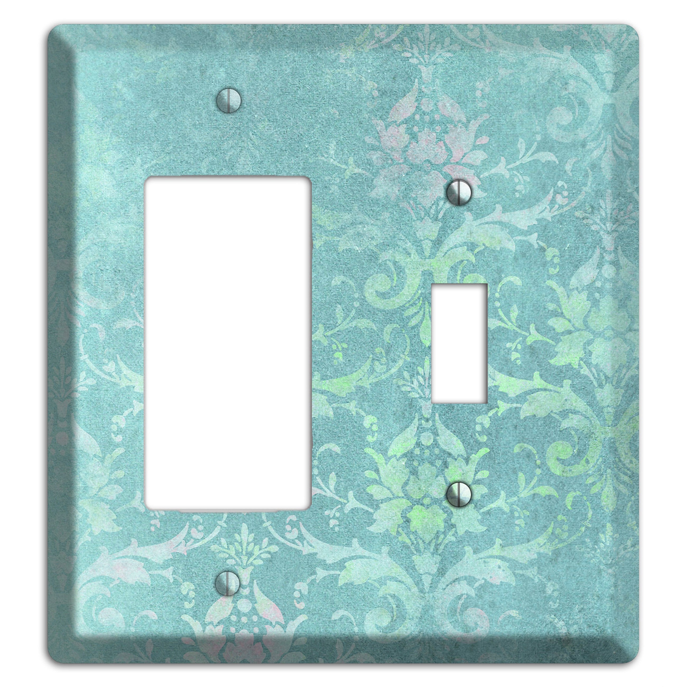 Logan Whimsical Damask Rocker / Toggle Wallplate