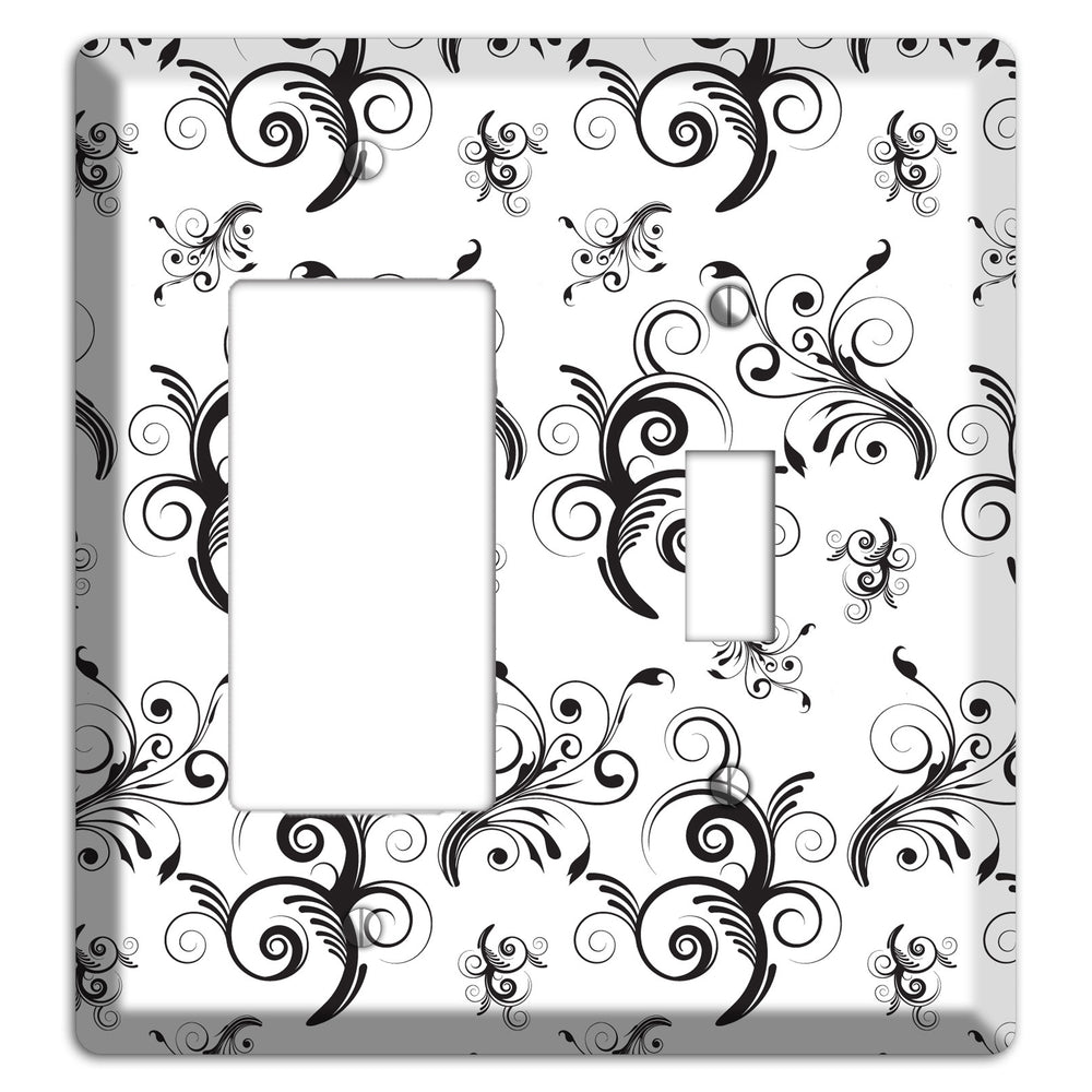 Scrolled Toile Rocker / Toggle Wallplate
