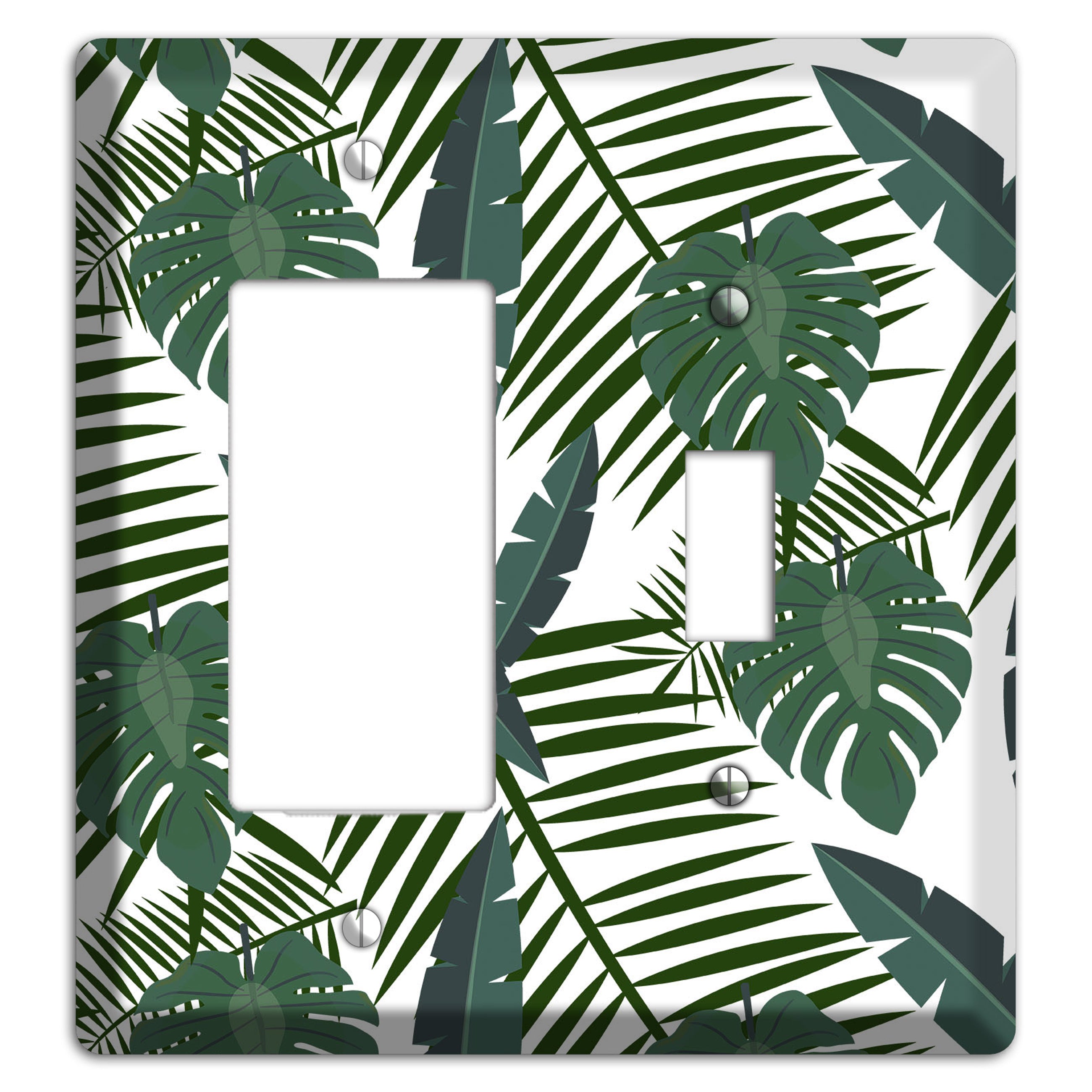 Leaves Style FF Rocker / Toggle Wallplate