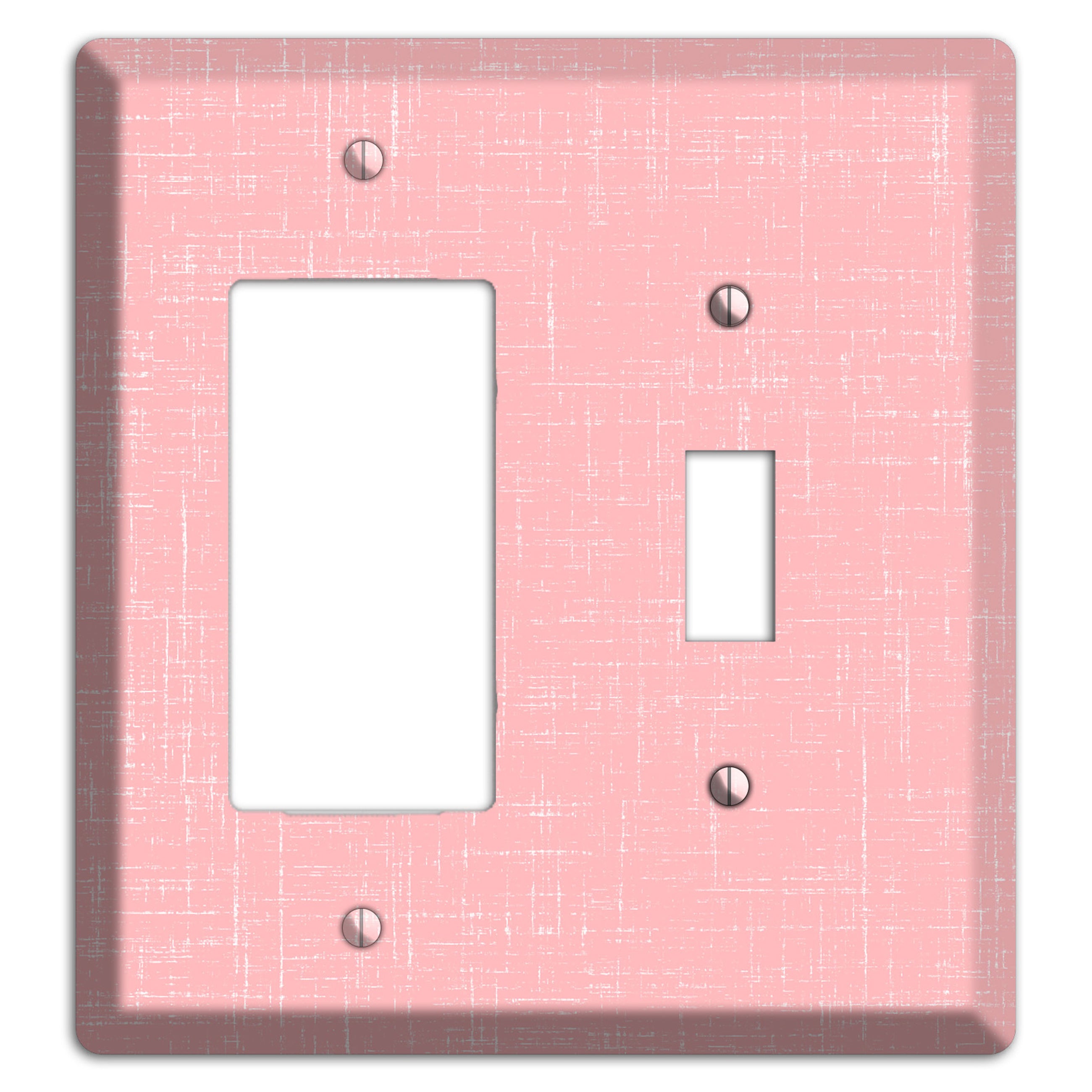 Amber Soft Coral Rocker / Toggle Wallplate