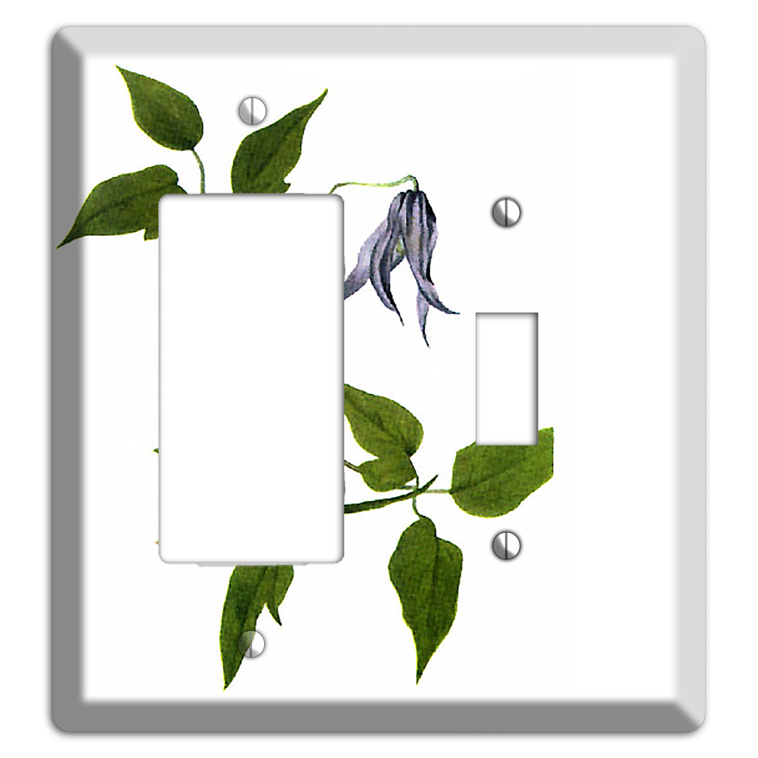 Clematis Columbiana Rocker / Toggle Wallplate