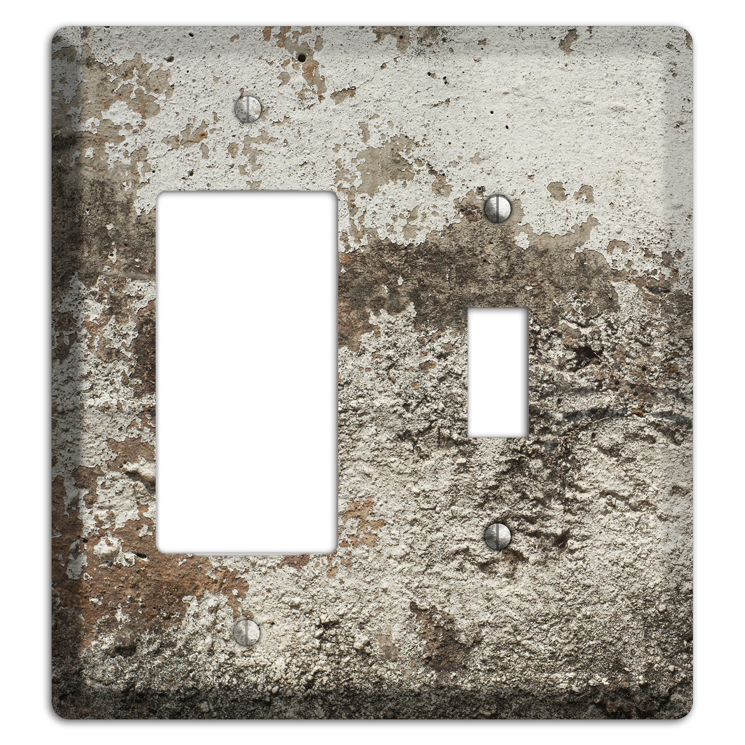 Old Concrete 12 Rocker / Toggle Wallplate