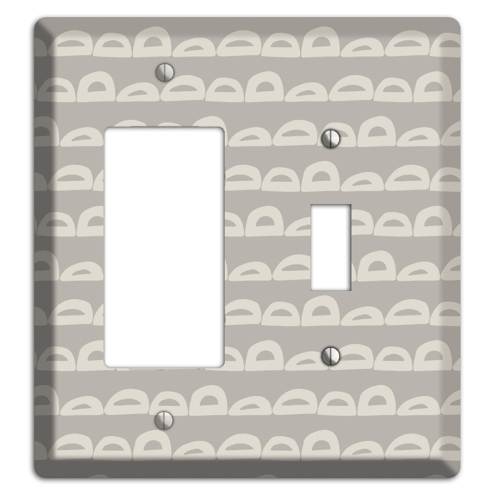 Logan Whimsical Damask Rocker / Toggle Wallplate