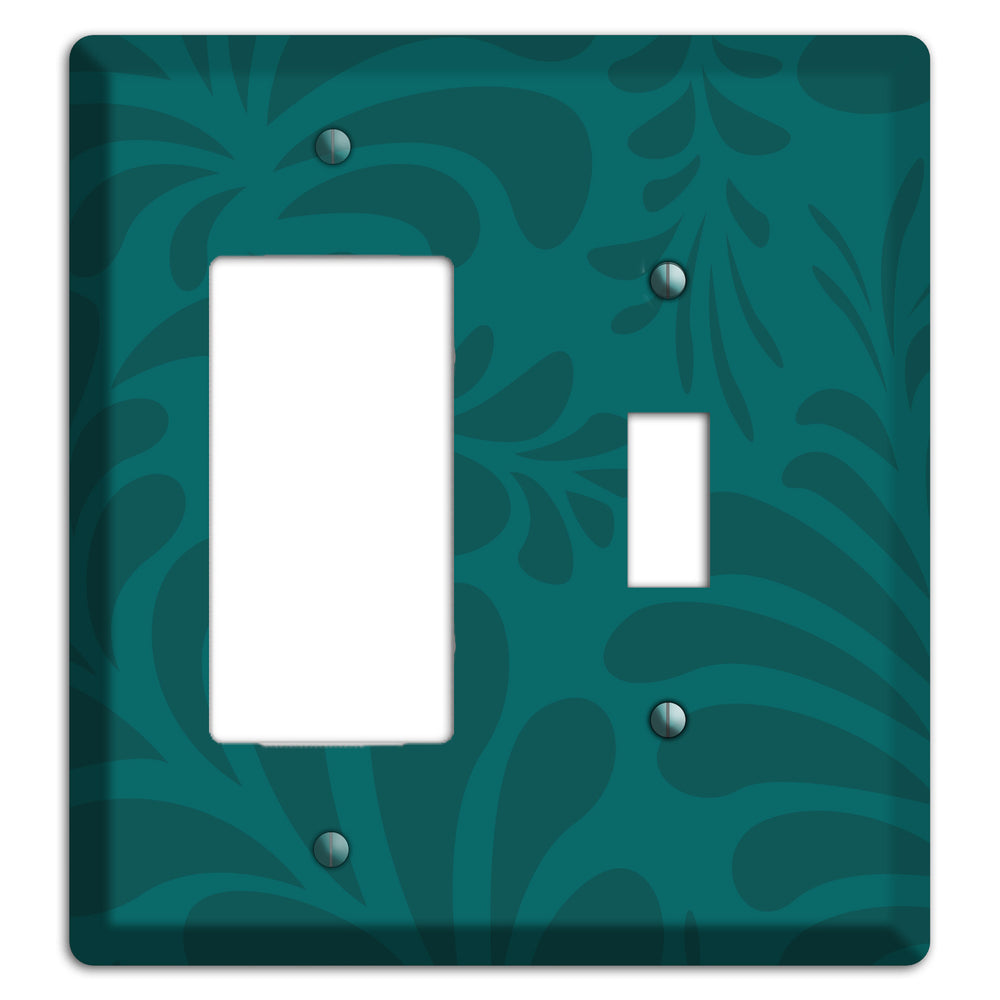 Jade Herati Rocker / Toggle Wallplate