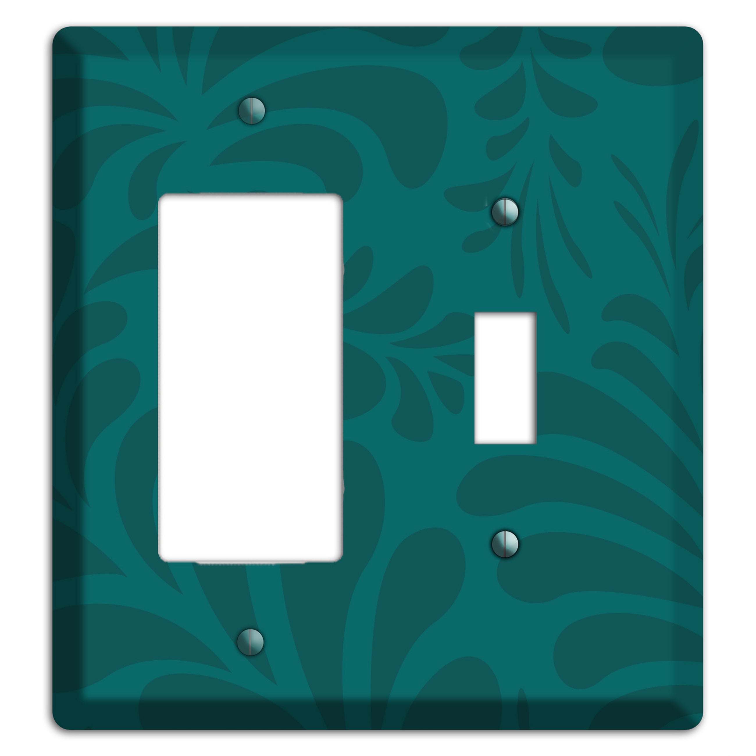 Jade Herati Rocker / Toggle Wallplate