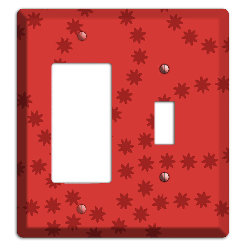 Multi Red Constellation Rocker / Toggle Wallplate