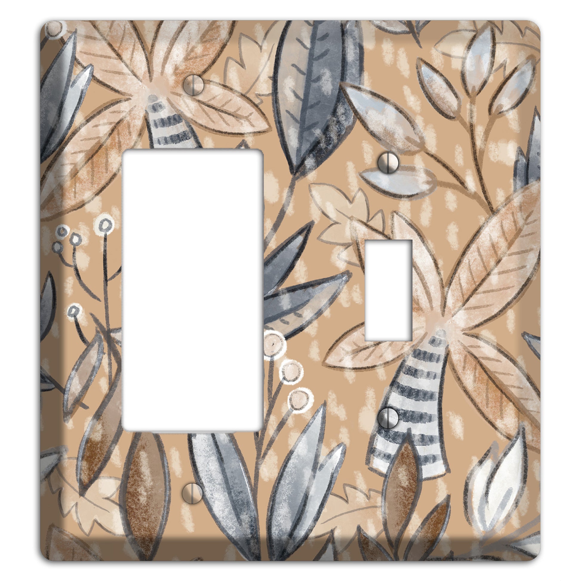 Autumn Leaves Rocker / Toggle Wallplate
