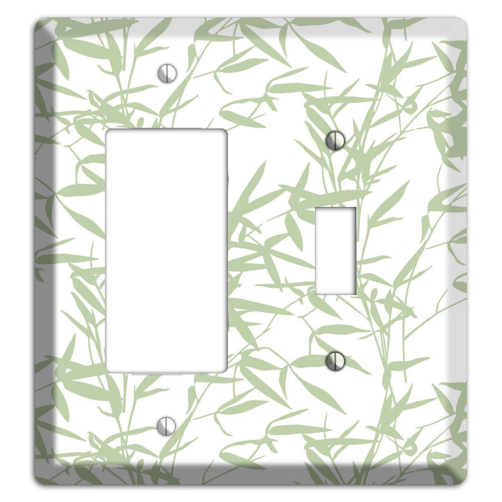 Leaves Style P Rocker / Toggle Wallplate