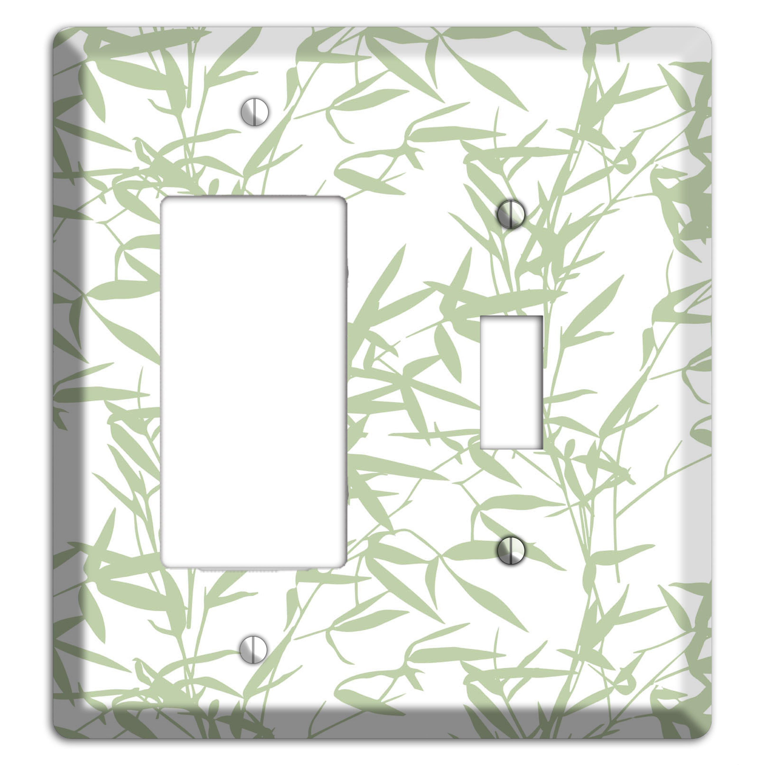 Leaves Style P Rocker / Toggle Wallplate