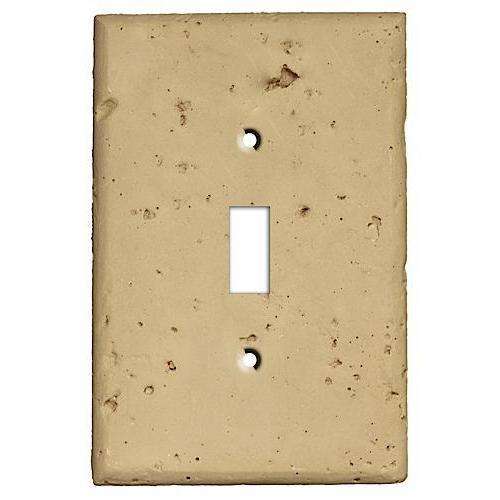 Khaki Stone Switchplate Covers
