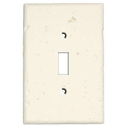 White Stone Switchplate Covers:Wallplatesonline.com