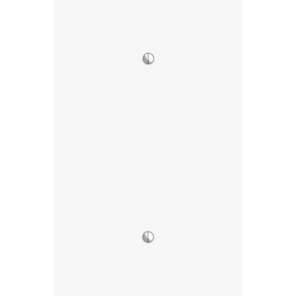 Oversized Discontinued White Metal Blank Wallplate