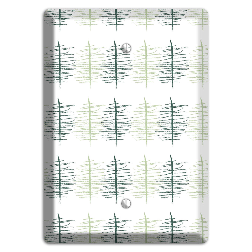 Leaves Style B Blank Wallplate