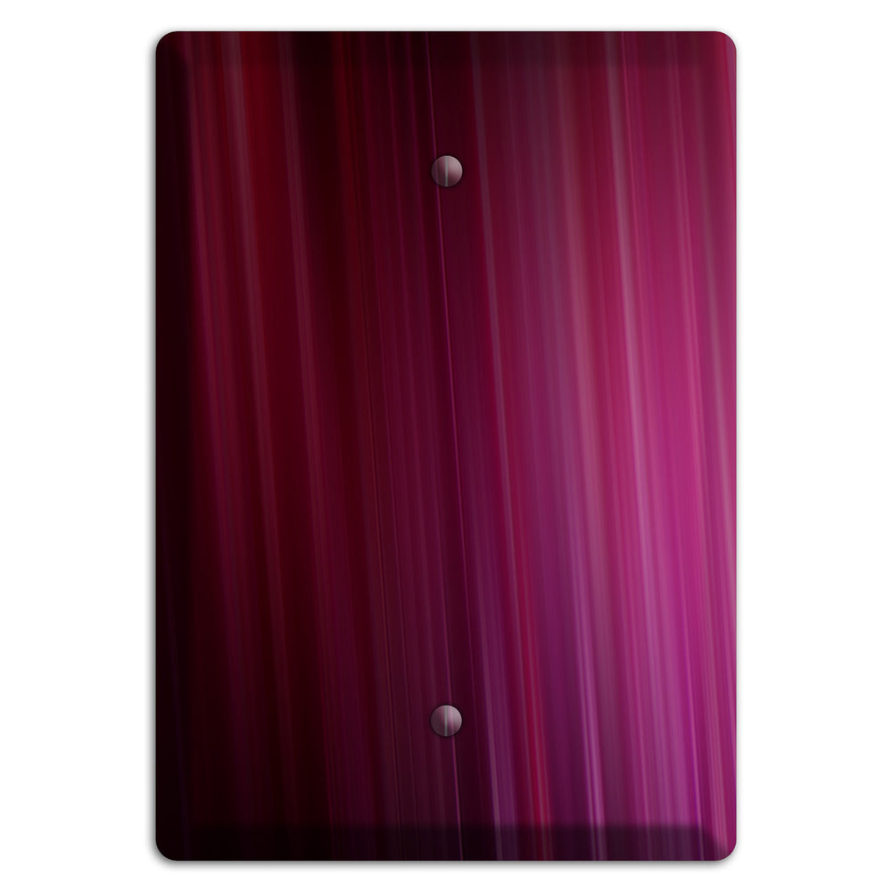 Fuschia Ray of Light Blank Wallplate