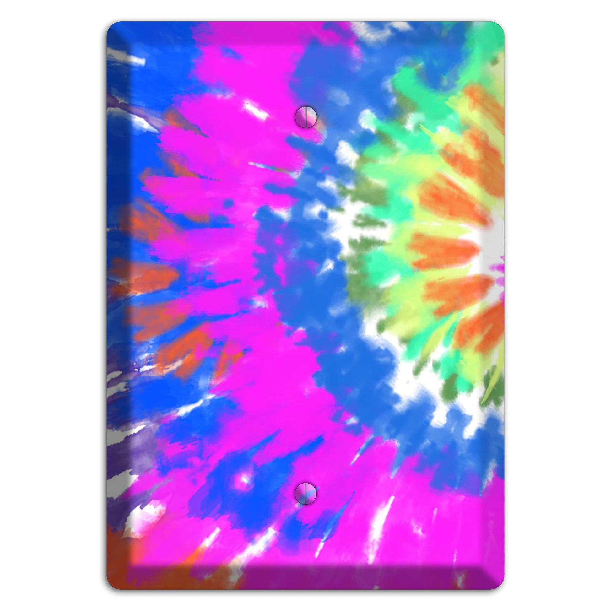 Tie Die Blank Wallplate