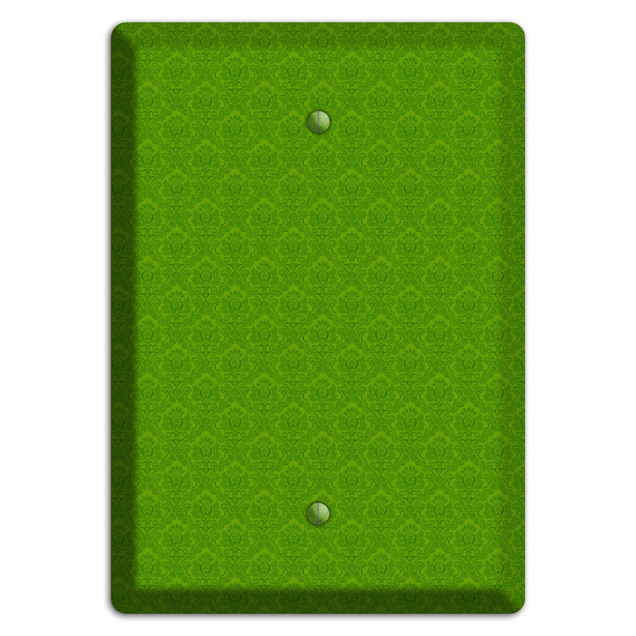 Green Cartouche Blank Wallplate