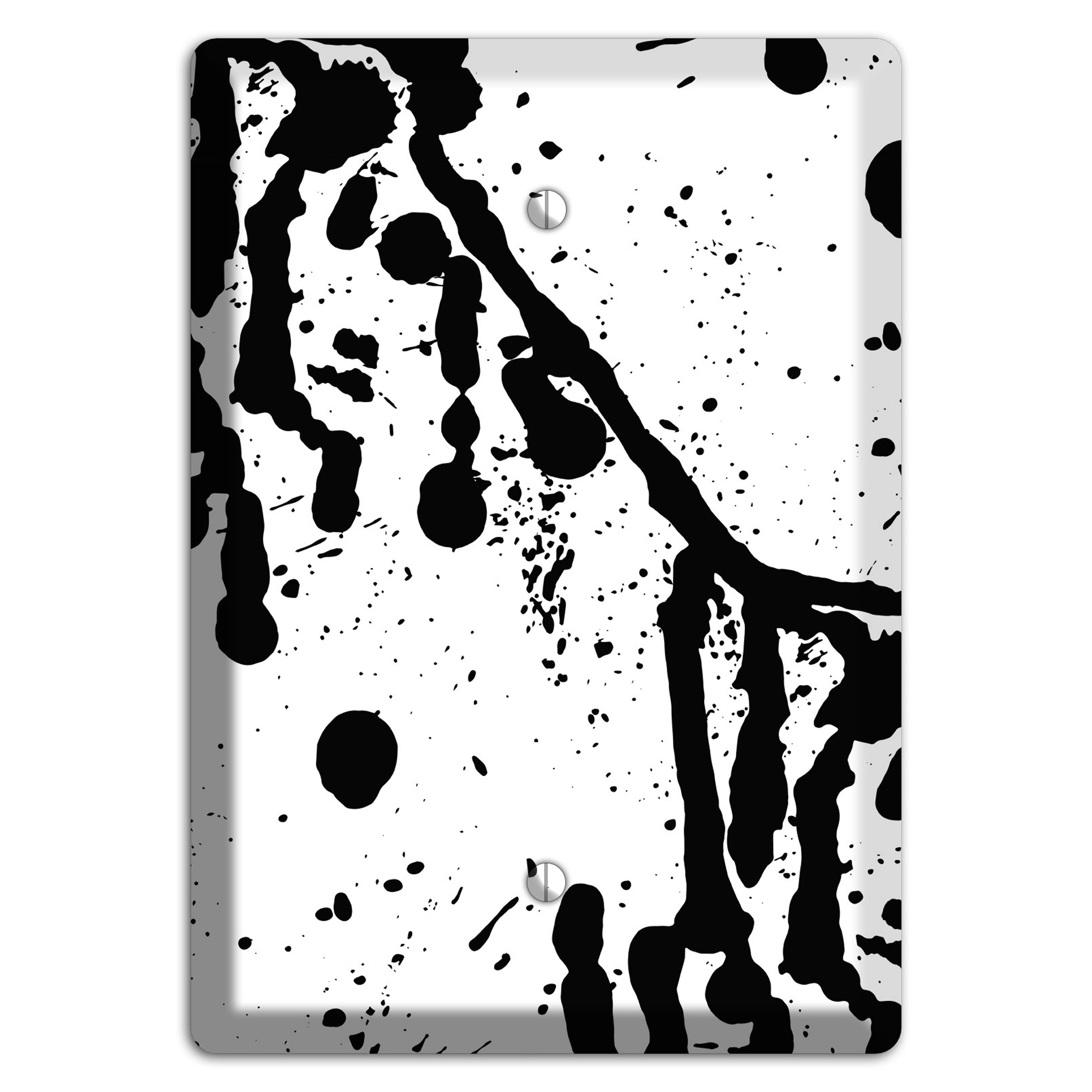 Ink Drips 10 Blank Wallplate