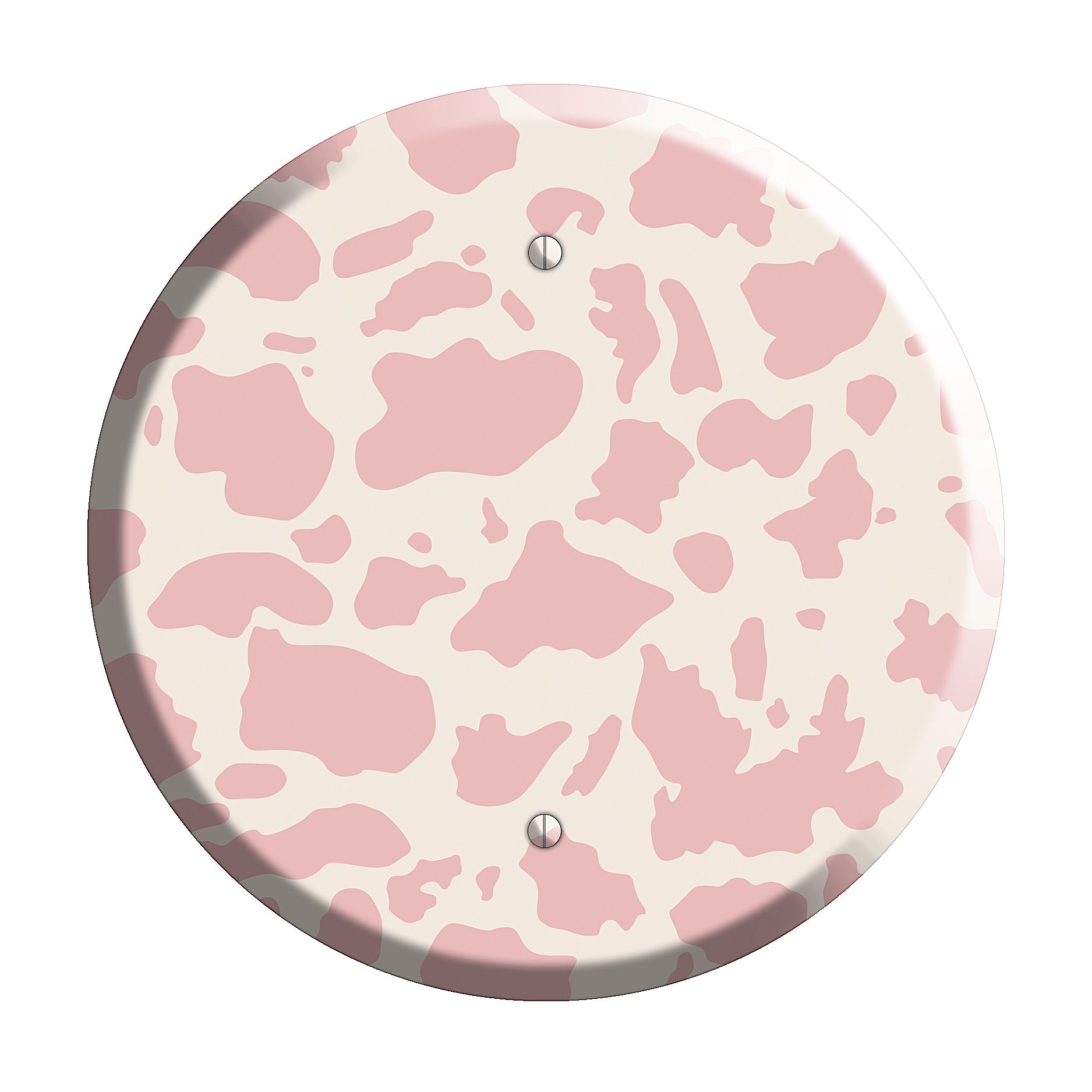 Pink Cow Blank Wallplate