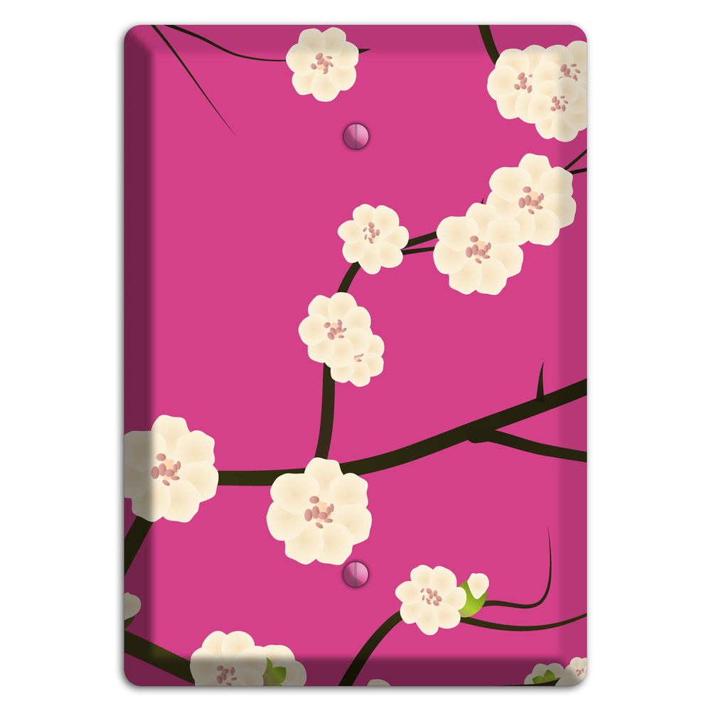 Pink Cherry Blossoms 2 Blank Wallplate