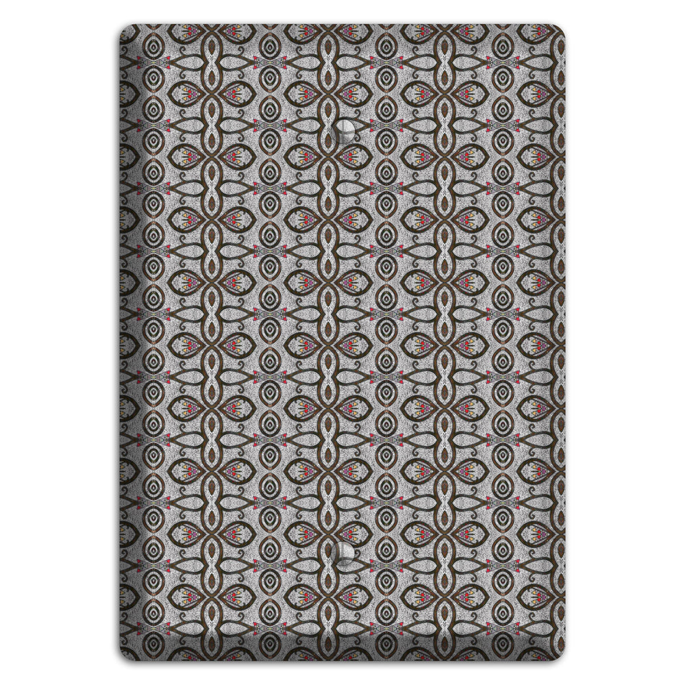 Grey Tapestry Blank Wallplate