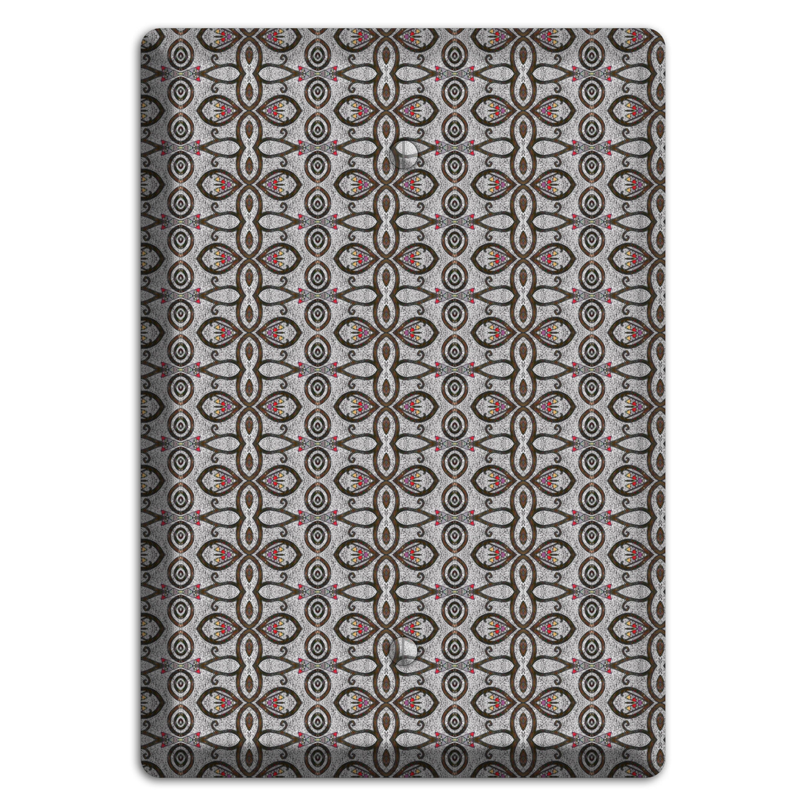 Grey Tapestry Blank Wallplate