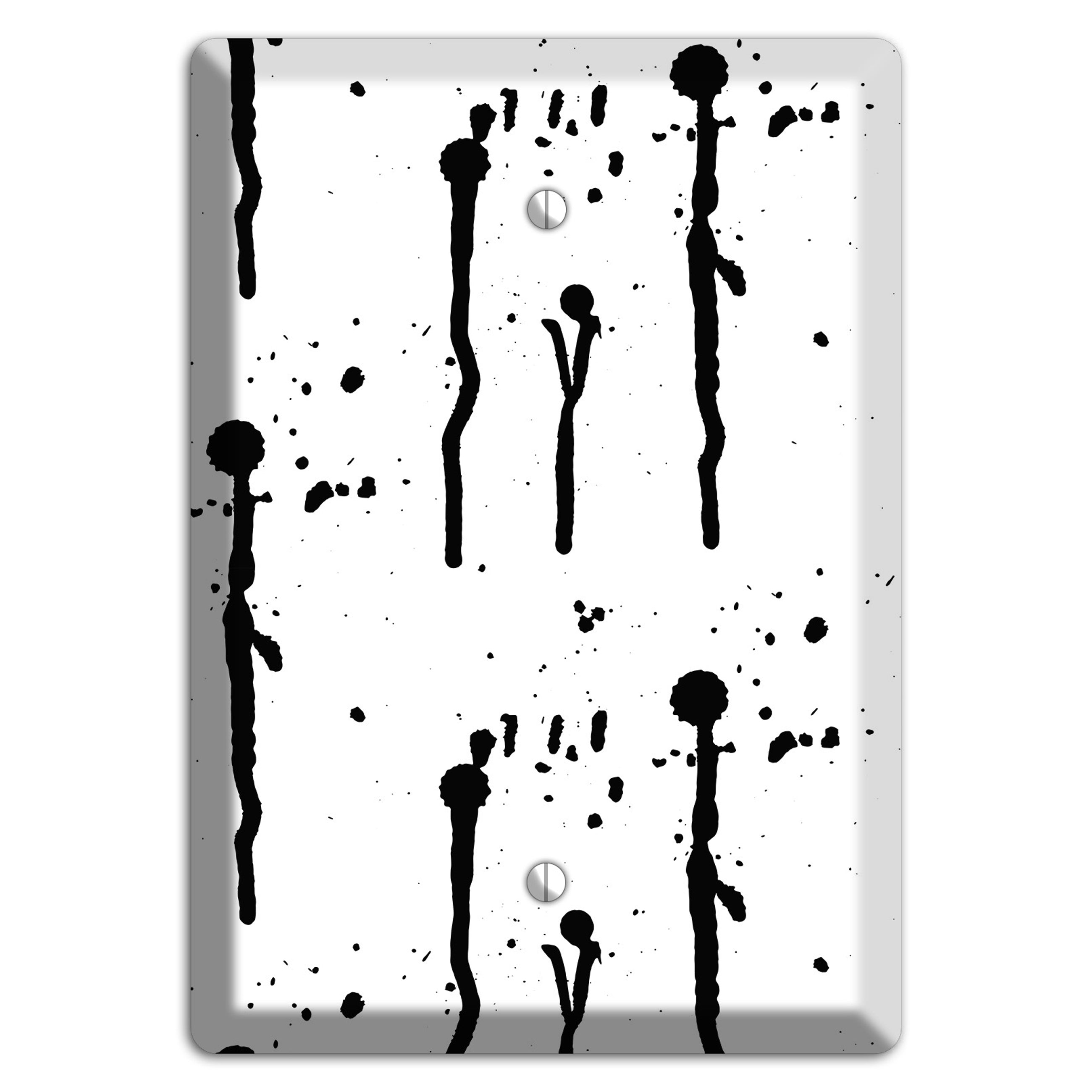 Ink Drips 5 Blank Wallplate