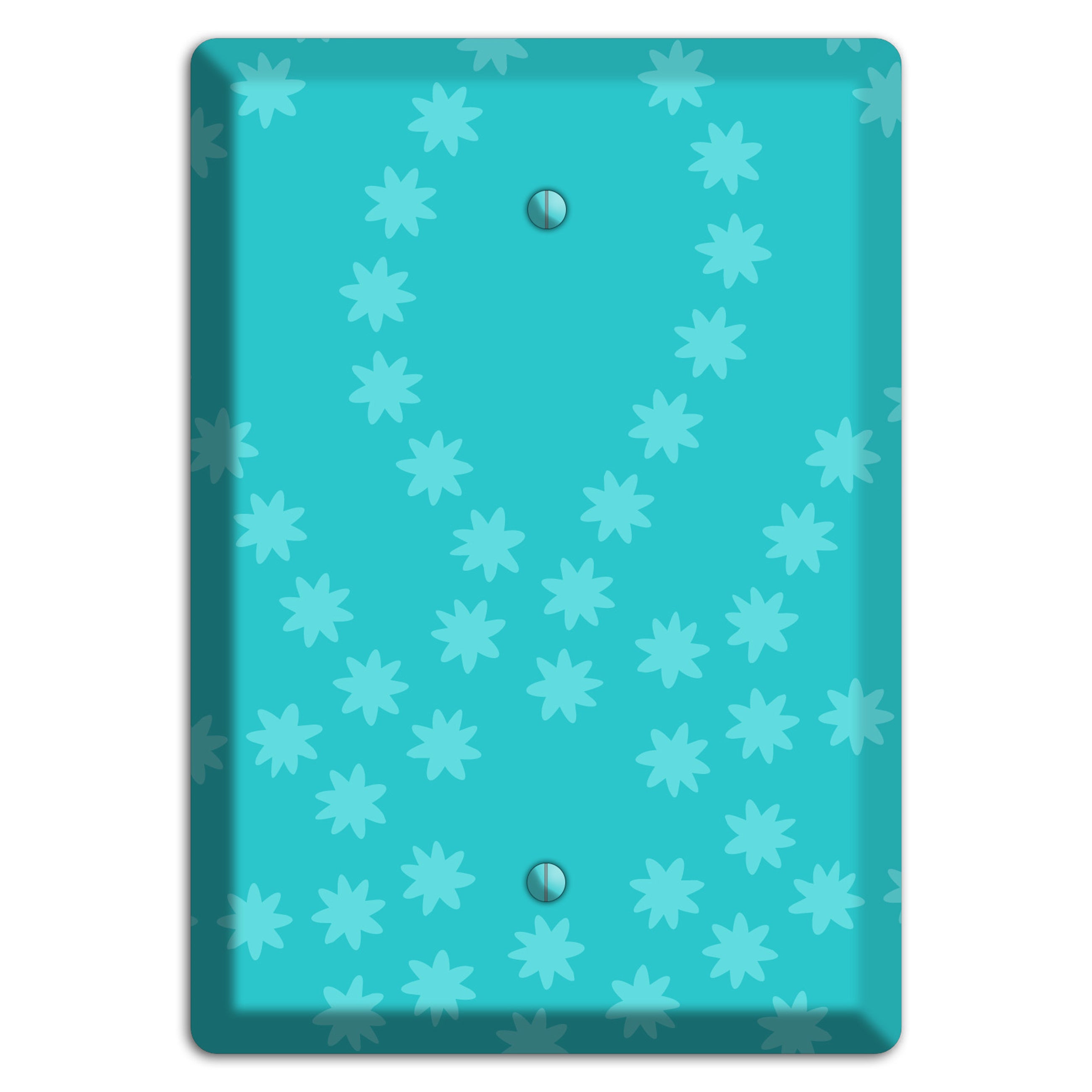 Multi Turquoise Constellation Blank Wallplate