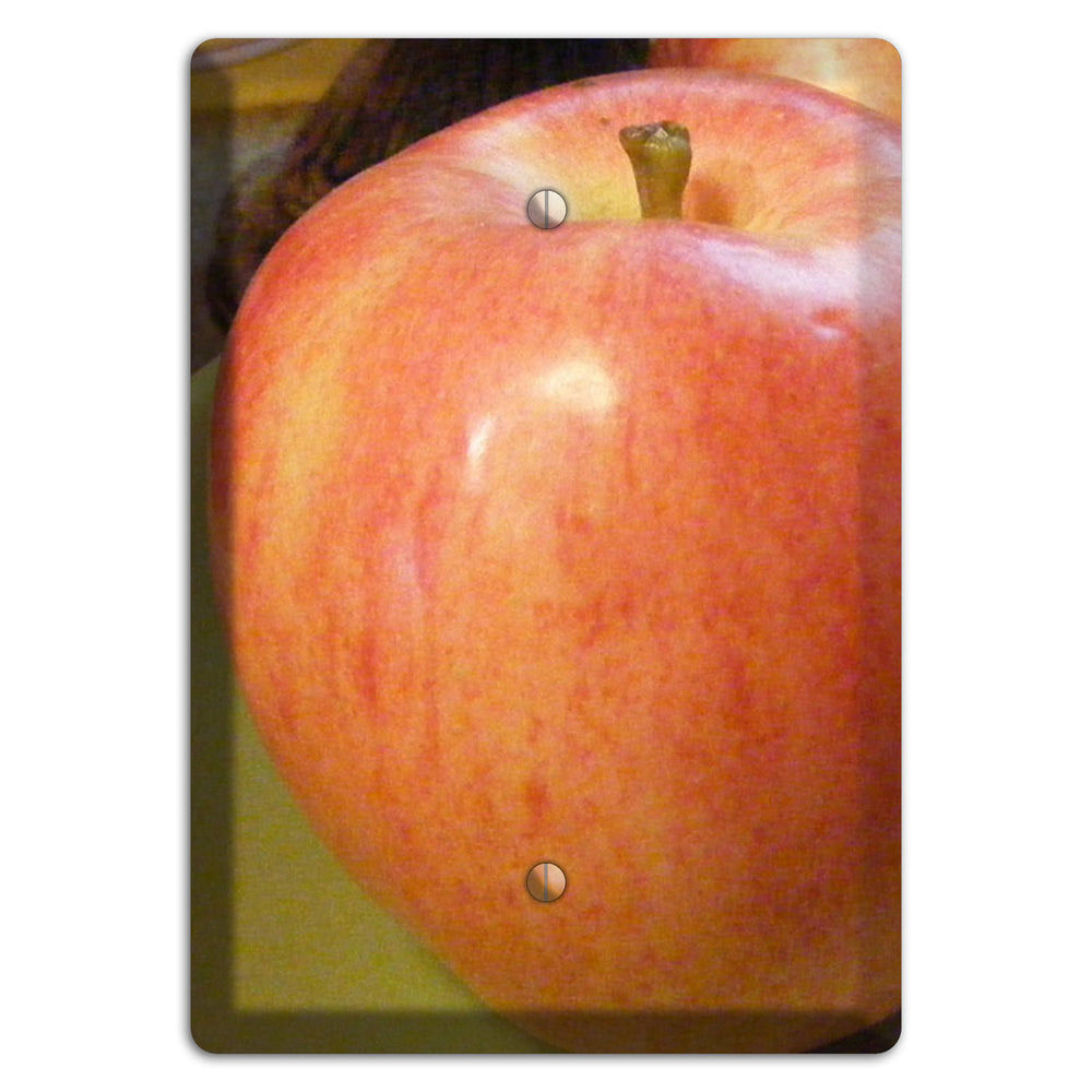 Large Apple Blank Wallplate