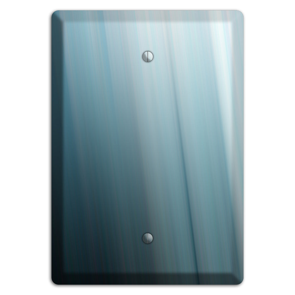 Dusty Blue Ray of Light Blank Wallplate