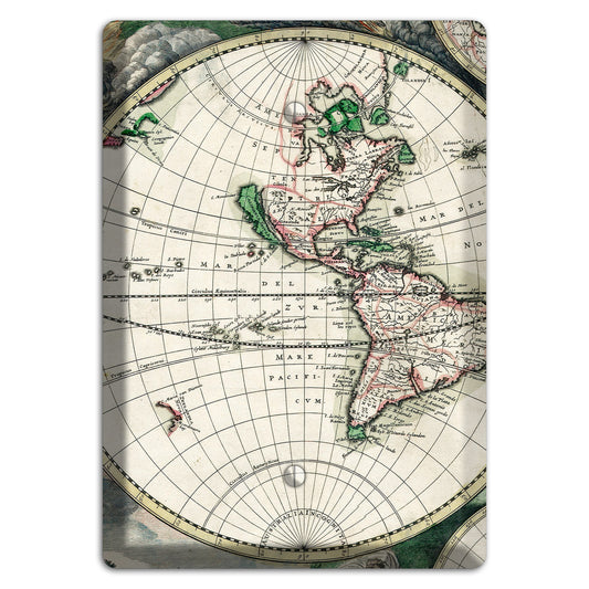 Global Map Blank Wallplate