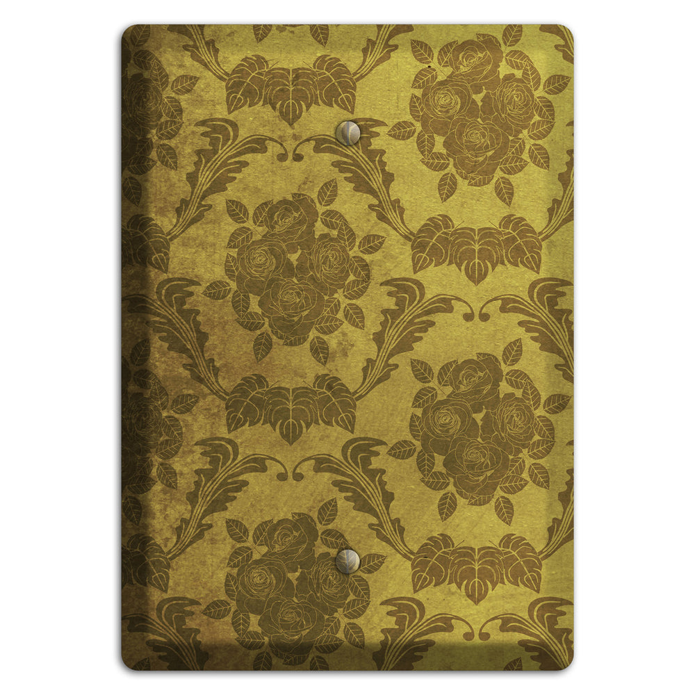Pesto Vintage Rose Damask Blank Wallplate