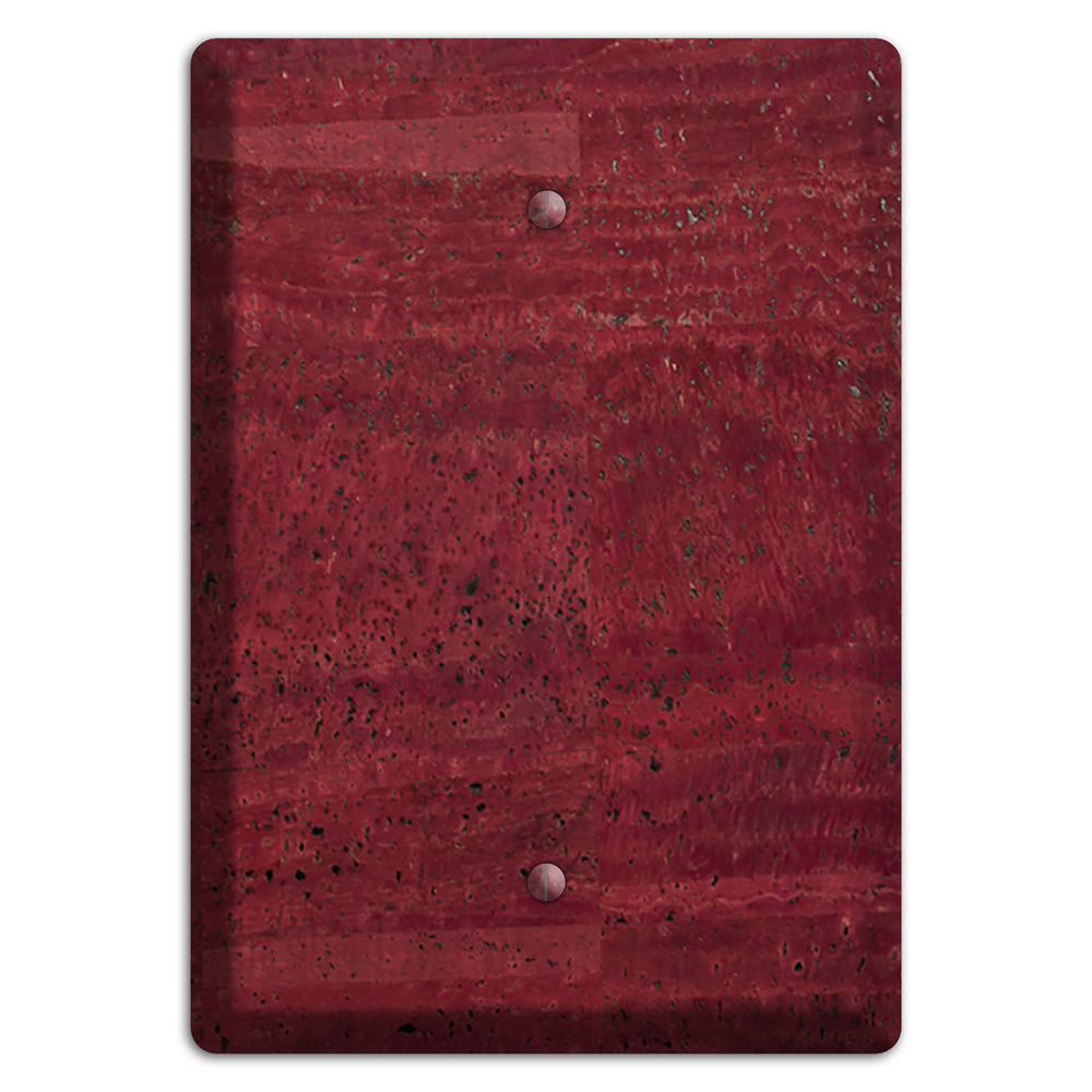 Cranberry Cork Blank Wallplate