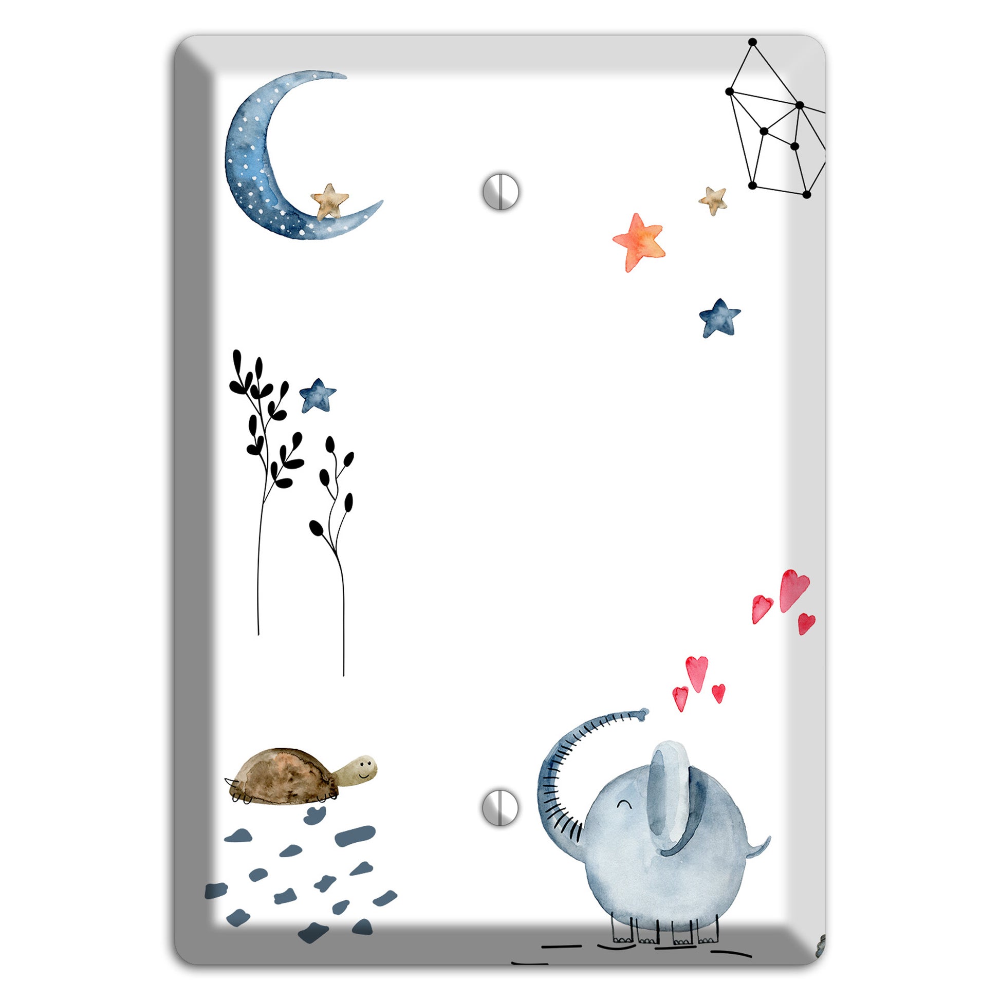 Elephant Blank Wallplate