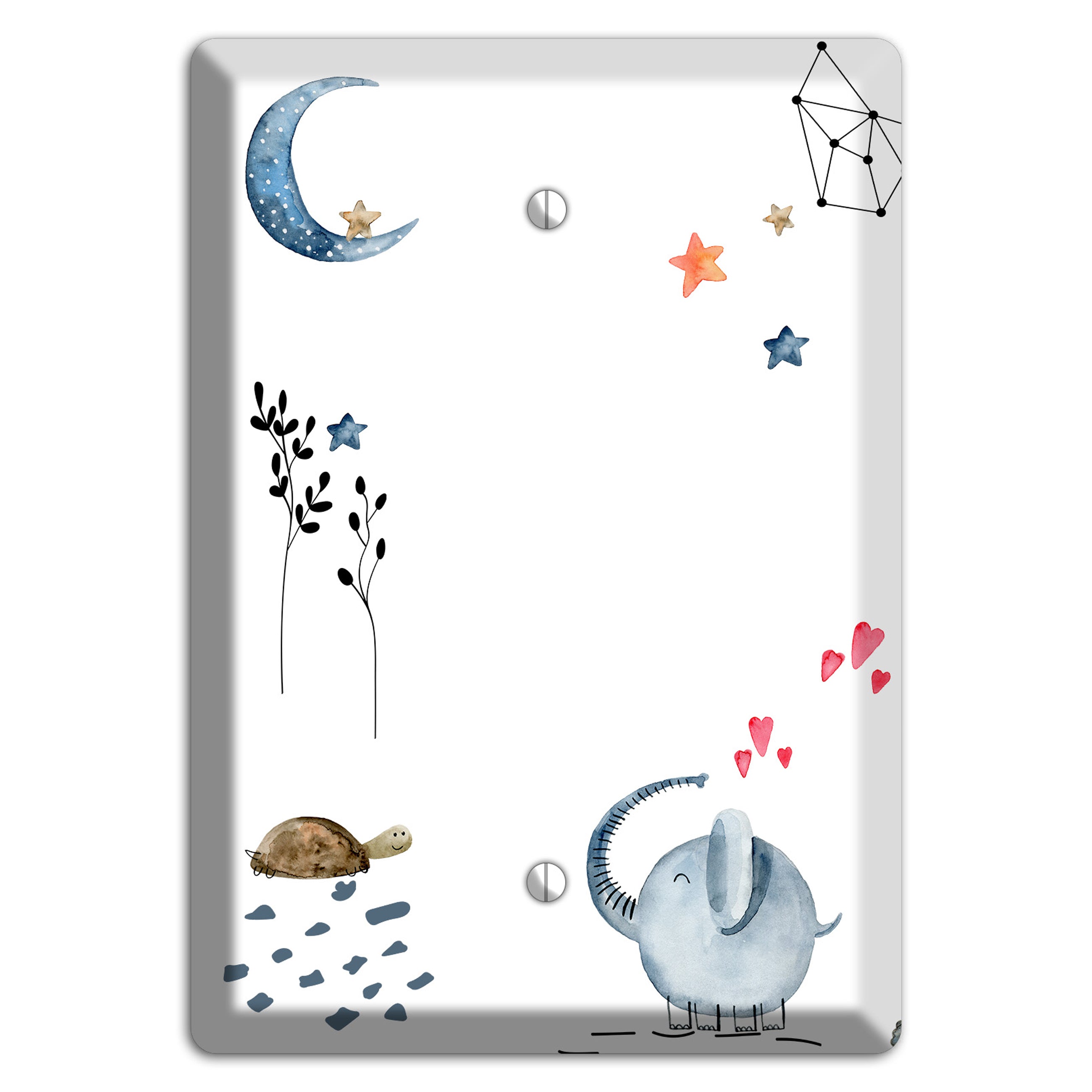 Elephant Blank Wallplate