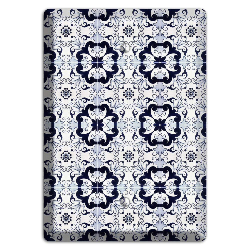 Tavira Tiles 7 Blank Wallplate