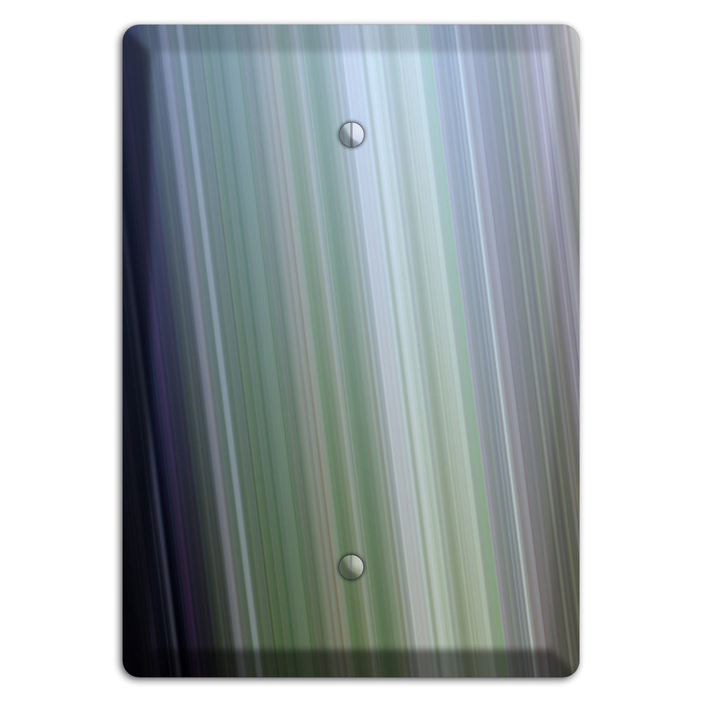 Purple and Green Ray of Light Blank Wallplate