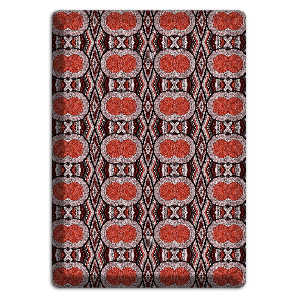 Red Tapestry Blank Wallplate